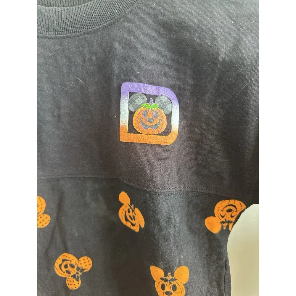 DISNEY HAPPY HALLOWEEN SPIRIT JERSEY GLOW IN THE DARK KIDS SIZE Small - Picture 4 of 6